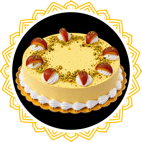 Gulab Jaman Cake